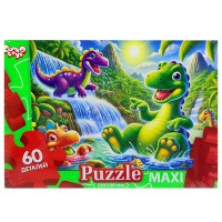 Пазл класичний "Динозаври" Mx60-11-02, 60 елементів