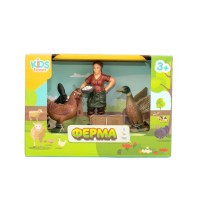 Дитячий іграшковий набір "Ферма" Q9899-T7_3 качка, курка, кролик