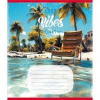 Зошит учнівський "Вайб" 024-550429K-4 в клітинку, 24 аркуші