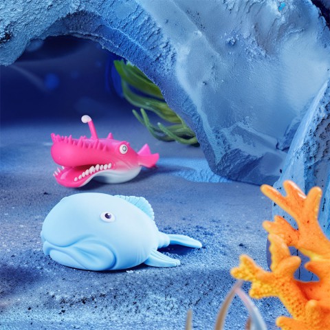 Стретч-іграшка у вигляді тварини "Підводні володарі Море та безодня" #sbabam 15/CN22 іграшка-сюрприз