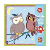 Дитячий пазл "Лісові мешканці" LR04, 16 елементів 20 х 21 см