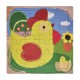Дерев'яний пазл-вкладиш Курочка з курчам 73260-9, 16 деталей
