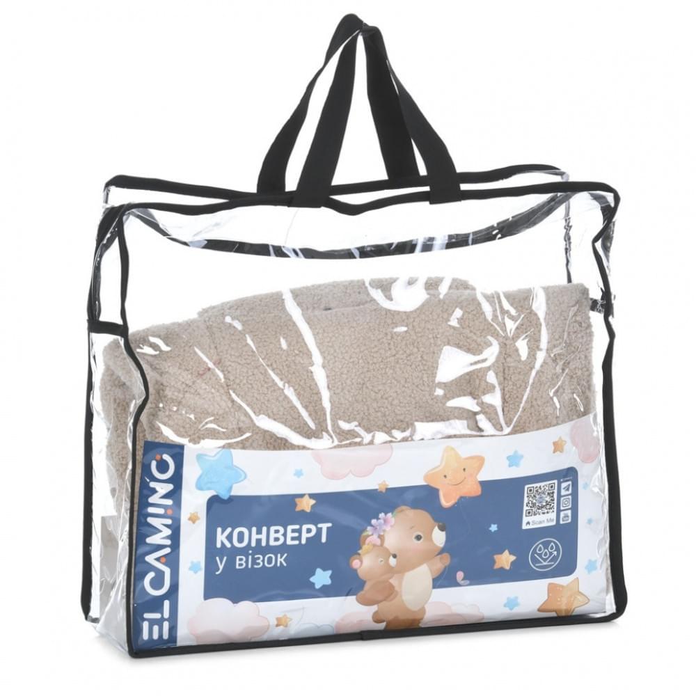 Конверт у коляску ME 1132 Footmuff Teddy Bear 80 х 37 см, застібки-блискавки