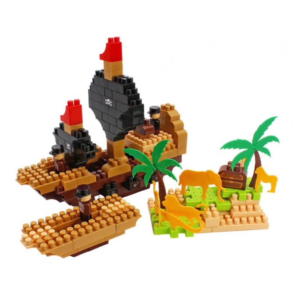 Дитячий розвиваючий конструктор "Pirate island" 2642TXK 170 деталей