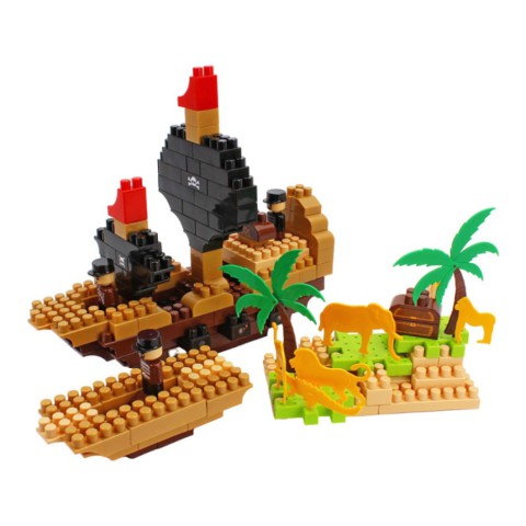 Дитячий розвиваючий конструктор "Pirate island" 2642TXK 170 деталей