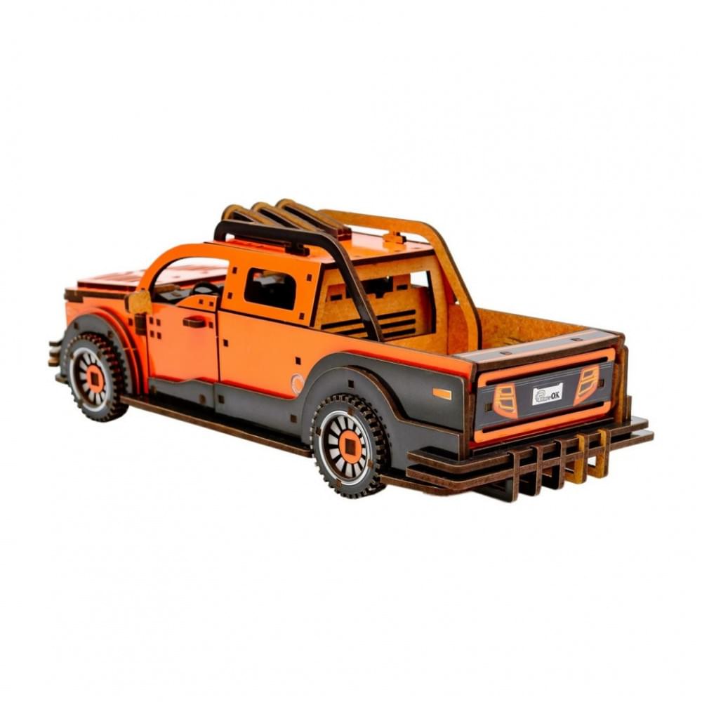 Дерев'яний 3D конструктор "Пікап" Puz-00931, 212 деталей