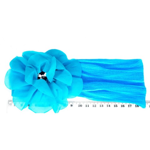 Дитячі пов'язки на голову з квіткою 0107-035-2, 3 штуки