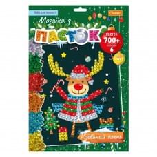 Набір для творчості мозаїка з паєток "Різдвяний олень" НТ-37-03