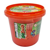 Набір креативної творчості "Кінетичний пісок" KidSand" KS-01-01 відро 1000г Помаранчевий