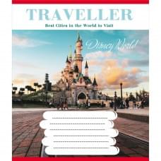 Зошит загальний "Туристичні місця" 096-630015K-4 в клітинку, 96 аркушів Зошит загальний "Туристичні місця" 096-630015K-4 в клітинку, 96 аркушів