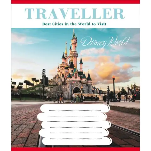 Зошит загальний "Туристичні місця" 096-630015K-4 в клітинку, 96 аркушів