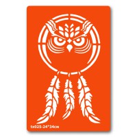 Трафарет для біо-тату Ловець снів tx025-24*34см, розмір 24 х 34см