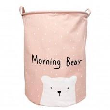 Кошик для іграшок та білизни «Morning bear» MGZ-1004(Pink)