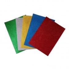 Набір фоамірану з глітером для рукоділля FMRN10, 30х20 см, 10 шт в упаковці