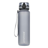 Пляшка для води UZSPACE 3038(Grey) 1000 мл, сіра