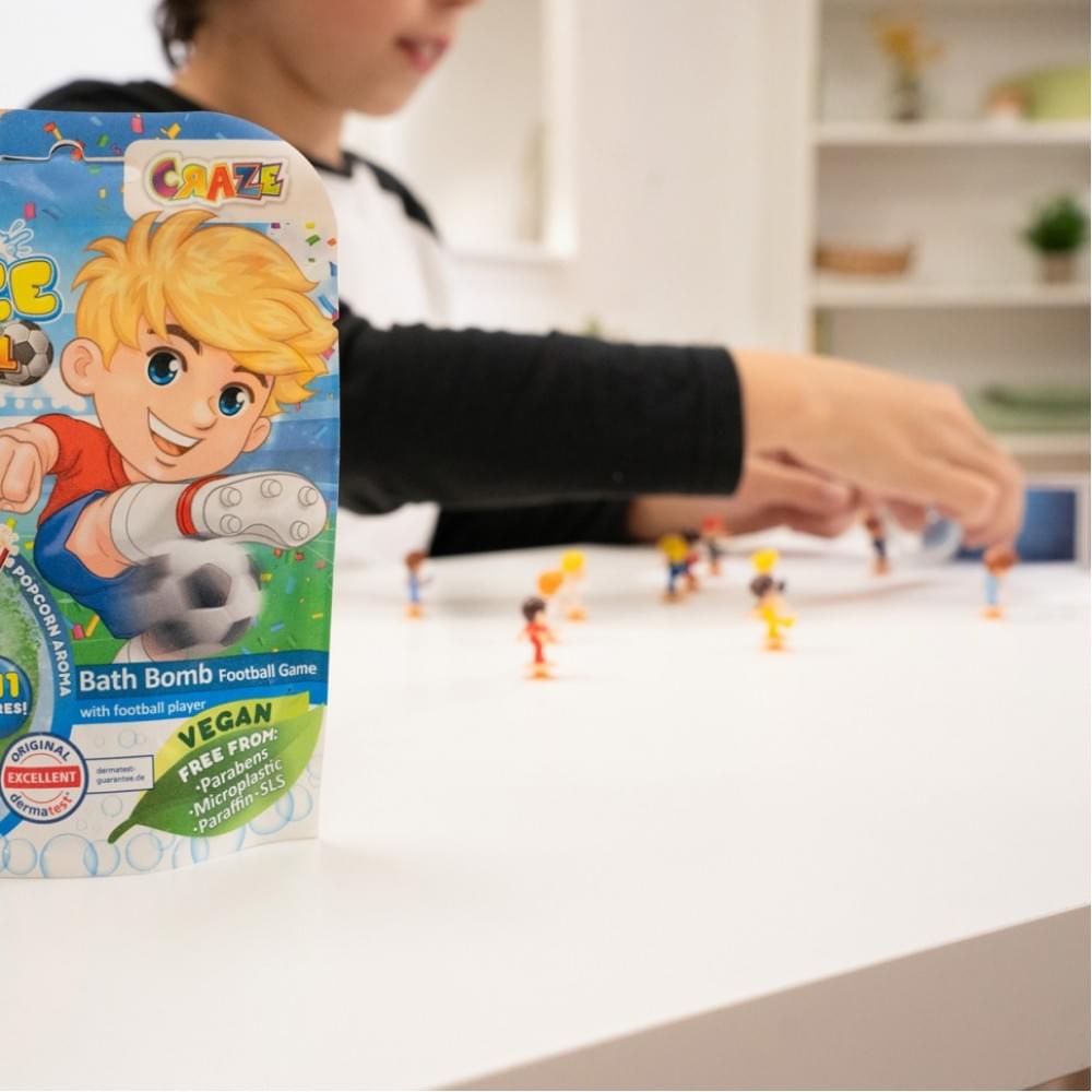 Ароматна бомбочка для ванни з іграшкою "ФУТБОЛ" Inkee 40164