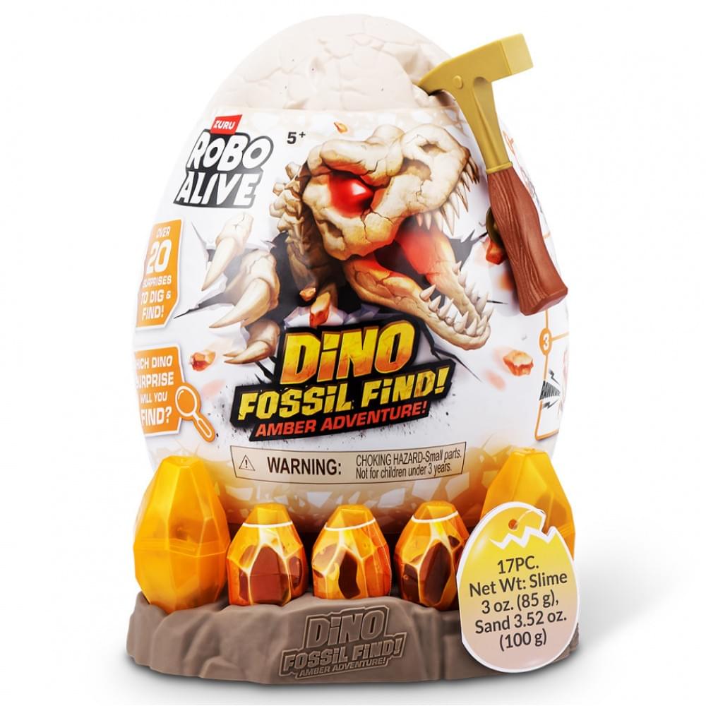 Інтерактивний ігровий набір-сюрприз Бурштинові розкопки динозавра Pets & Robo Alive 71153