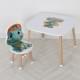Дерев'яний дитячий столик M 502-5 зі стільчиком