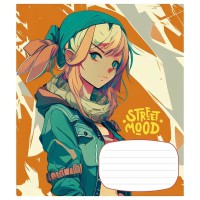 Зошит учнівський "Manga style" 024-3272L-4 в лінію, 24 аркуша