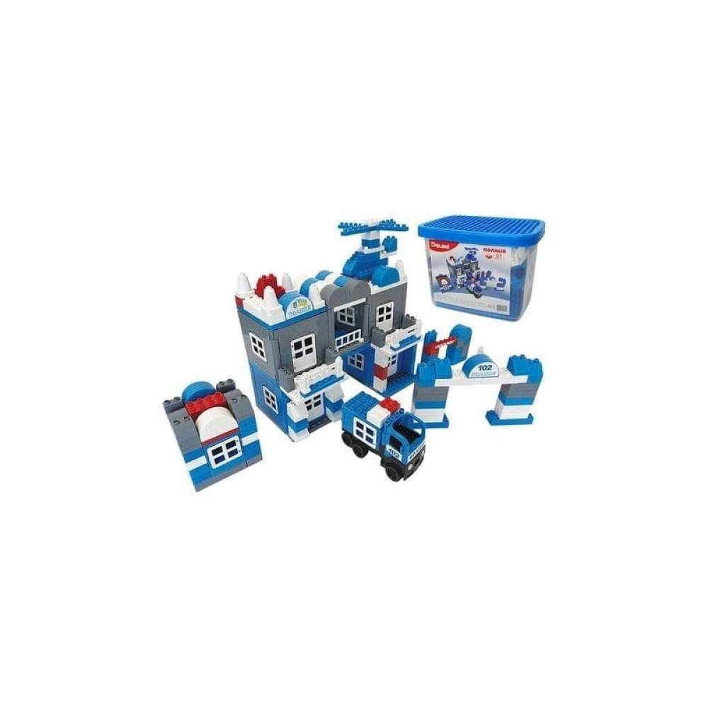 Конструктор "Поліція" 013888/02 в пластиковому боксі, 231 деталь