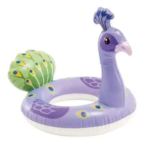 Дитячий надувний круг "Павич" 59221(Violet) розмір 81х58 см