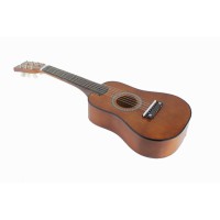 Іграшкова гітара з медіатором M 1 369 дерев'яна Коричневий