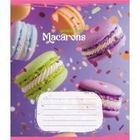 Зошит учнівський "Макаруни" 048-590197K-5 в клітинку, 48 аркушів