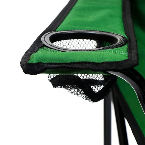 Стілець розкладний великий Mountain Outdoor 1101-7977-G, з підлокітниками