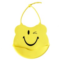 Дитячий слинявчик Міні MGZ-0604(Yellow) силіконовий