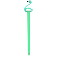 Ручка гелева 6023 "Фламінго"1 шт. Зелений