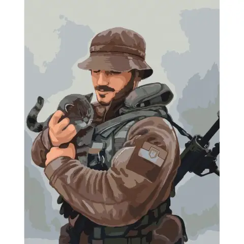 Картина за номерами "Котики" Bambi 10404-NN 40х50 см