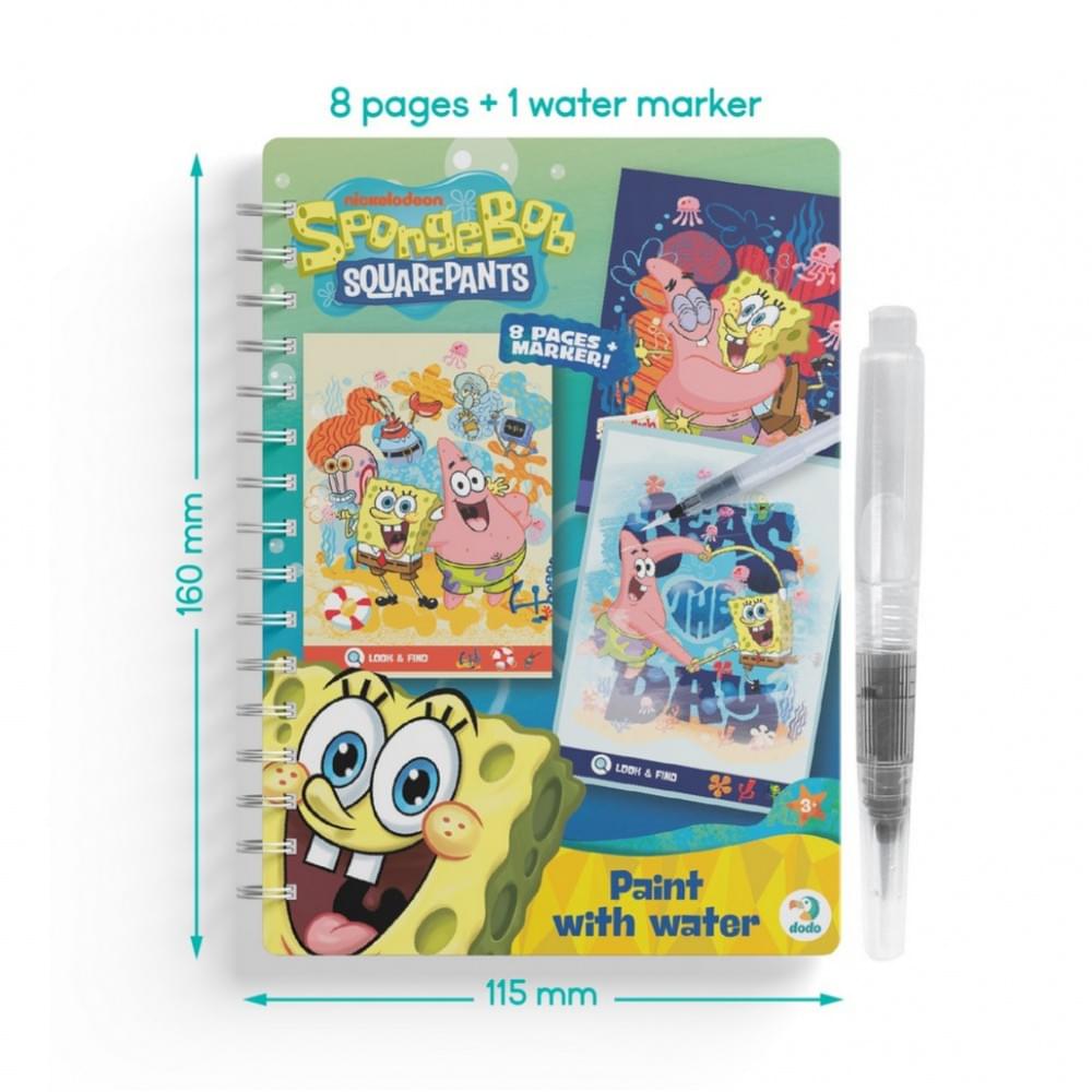 Дитяча водна розмальовка "Bob" 200642, 8 сторінок