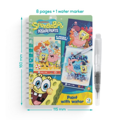 Дитяча водна розмальовка "Bob" 200642, 8 сторінок