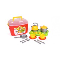 Ігровий набір посуду у валізці 5934TXK, 14 елементів