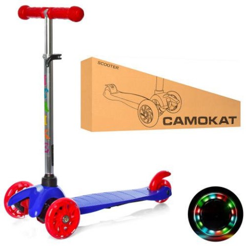 Дитячий самокат iTrike BB 3-013-4-C-DBL MINI колеса, що світяться