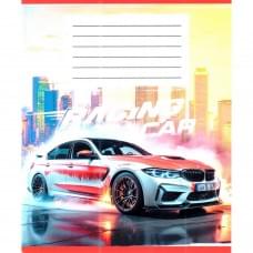 Зошит учнівський "Авто в диму" 036-580051L-1 у лінію, 36 аркушів (959057)