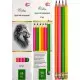 Набір олівців 12 кольорів CR255-12 неоновий