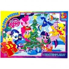 Дитячий пазл "My little PONY" MLP032 постер, 35 елементів