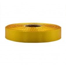 Атласна стрічка для рукоділля АБ-607, 1,2см x 23 м, Золотий