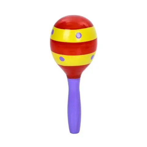 Дитяча дерев'яна іграшка Маракас MD 0361-1 розмір 12,5 см