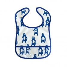 Дитячий слинявчик клейончатий MGZ-0601(Blue) на липучці