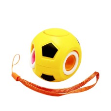 Дитяча іграшка-антистрес "Футбольний м'яч" BK168-27(Yellow) з петелькою