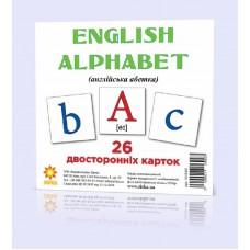 Розвиваючі картки "Англійський алфавіт" (110х110 мм) 101 693 англ. мовою