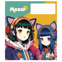 Зошит учнівський "Kawaii" 048-3302L-2 у лінію, 48 аркушів