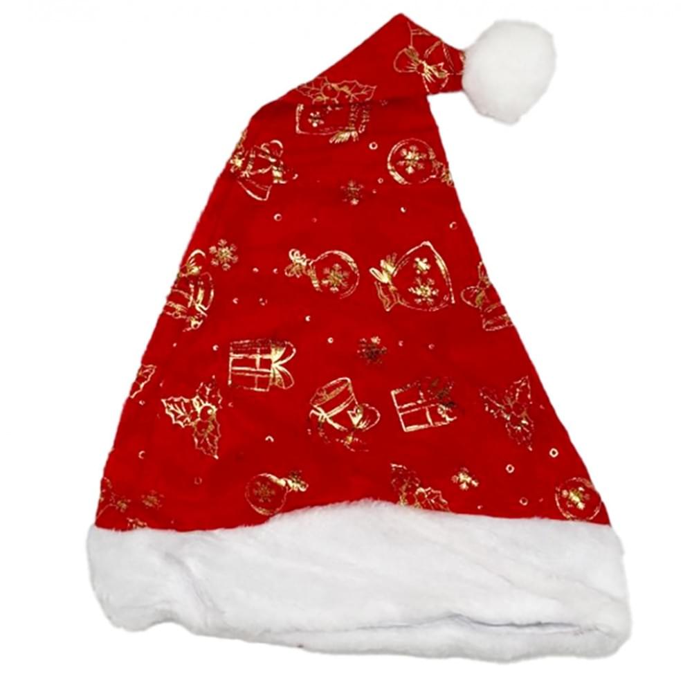 Шапка новорічна "Санта-Клауса" 6241-6-4 з подарунками