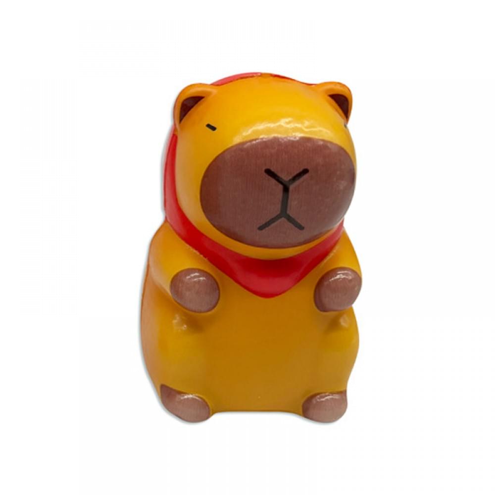 Іграшка-антистрес Сквіш "Капібара в шапочці" MS 4734-1 з ароматом, 9 см