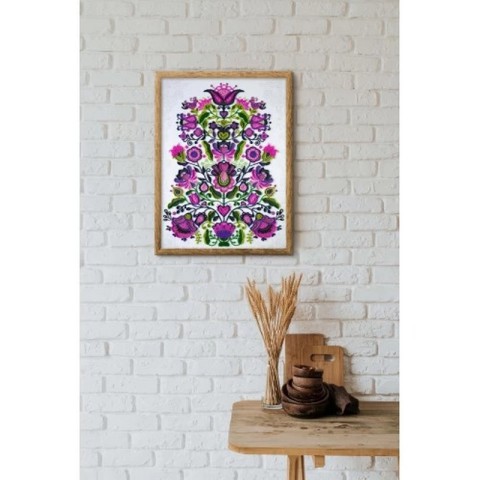 Набір для вишивання бісером "Пам'ятаючи традиції" AB-909 на натуральному полотні