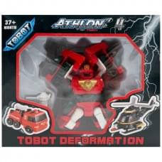 Машинка-трансформер "Tobot 2 в 1" 525-1(Red-2) пластик