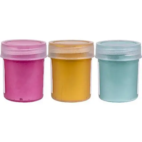 Дитячі пальчикові фарби "Перламутр" 322074/Cr 6 кольорів по 40 мл