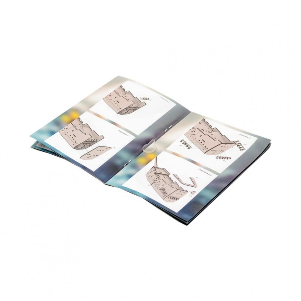 Дерев'яний 3D конструктор "Піратський корабель" Puz-00928, 196 деталей